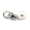 CKK Delicate Sentiments, White Pearl Necklaces Pendants 925 Sterling Silver Original Jewelry Fashion Making