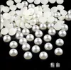 3mm demi-ronde perle objets décoratifs Figurines ABS couleur de surface à fond plat vêtements amples matériaux faits à la main sirène perles magiques accessoires