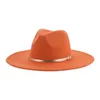 Chapéus Fedora para Mulheres Banda Clássico Formal Igreja Chapéus de Casamento para Homens Panamá Sólido Preto Branco Chapéu de Feltro Feminino Sombreros De Mujer199J