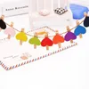 Party Supplies Cute kolorowe klipy w kształcie serca Clothespins Clip Paper Peg Rh03990