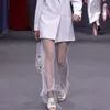 Crystal Diamond Shiny Pants Summer Seksowne puste sprężyste spodnie Fasbet Modne Spójrz przez sarongi spodni plażowej