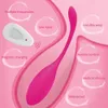 Vibrateur sans fil APP contrôle oeuf vibrateur culotte portable vibrateurs G Spot stimulateur vaginal Kegel balle pour les femmes Q0529342l