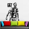 Ronaldo Wall Sticker Football Star Porte Fenêtre Vinyle Stickers Pépinière Garçons Enfants Chambre Maison Décoration Intérieure Papier Peint Z821 210705