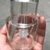 7.5 inch Clear Glass bong Hookah Shisha Glassware Tobacco water Smoking pipe Bubbler