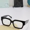 OFF Sunglasses OW40014 fashion classic thick plate off black white square frame men glasses designer sunglassess with original box