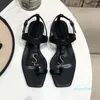 Designer-män kvinnor sandaler blomma djur sommar sandal glida mode breda platt sandaler slipper blomma
