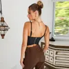 Lace Up Front Sommer Schwarze Camis für Frauen Slim High Street Bandage Crop Top Party Club Weibliche Mode Tops Bluse Y2K 210427