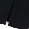 donne trasparenti organza manica a sbuffo patchwork nero midi abito femminile elegante cerniera posteriore abiti da festa spaccati abiti DS2846 210603