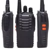 Baofeng – walkie-talkie BF-888S, adaptateur de Charge USB, Radio CB Portable UHF 888S, communicateur émetteur-récepteur + 2 écouteurs, 2 pièces