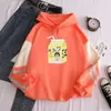 Divertente Anime Haikyuu Winter Patchwork Felpe Uomo Kawaii Cartoon Yu Nishinoya Felpe Kpop Hip Hop Oversize Streetwear Felpa con cappuccio Y0804