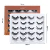 MAGEFY 10 Pair 3D Faux Mink Eyelashes Natural Long False Eyelashes Dramatic Fake Lashes Makeup Extension Eyelashes maquiagem