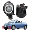 Phare antibrouillard pour Nissan March Micra C + C (K12) phare cabriolet paire de haute qualité style Angel Eye lampe à lentille LED