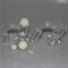 Terp Slurper Quartz Banger Set Fumar 14mm 10mm Male Joint Bangers 45 90 Graus Luminous Glowing Pearl Bead Comprimidos Kit