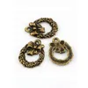 100 st Antik Bronze Christmas Garlands Charms Pendant 12 x16mm DIY Smycken A0213