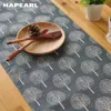 NAPEARL 1 Piece Sale 30x180cm Blue White Tree Pattern Linen Table Runner Dinner Towel Cloth For Christmas Decortaion 210628