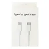 USB-C to Type C PD Fast Charging Data Cables For Samsung S22 S21 S20 S10 Huawei Xiaomi 11 12 13 Redmi OPPO Realme LG TCL MOTO Mobile Phone USB Cable With Retail Package Box