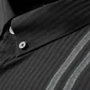 Frühling Männliche Hemden Luxus Langarm Business Casual Herren Hemden Mode Slim Fit Streifen Mann Shirts Plus Größe 4xl