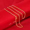 Damen-Halskette mit Schlangenknochen, 24 Karat vergoldet, Ketten NJGN080, modisches Geschenk, Hochzeit, Gelbgold-Plattenketten-Halsketten