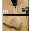 Bingchenxu Mens Bomber Pilot Jacka Vinter Parkas Army Militär Motorcykel Cargo Ytterkläder Air Force Tactical Coats 210811