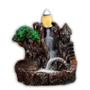 山岳川の滝の香濃度の逆流の香りの煙のセンサーホルダーオフィスホームデスク工芸品アート装飾ギフト211105