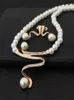 Earrings & Necklace Bijoux Femme High-end Classic Fashion Woman Pearl Set Mother's Day Gift For Women Birthday Kpop Jewelry
