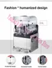450 W Slush-Maschine Einzylinder-Schneeschmelzmaschine Schlamm-Eisgetränk Kaltgetränk Automatisches Slush-Eis