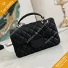Lady Hand Bags Women Handbag Evening Fashion Fresh leather Chains Hasp Soft shoulderbag with Box CAB002