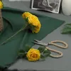 Dekorativa blommor kransar Macting konstgjorda rosor, 30st REAL Touch Foam Roses med stammar för bröllop, heminredning, guld