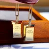 Luxe Soild 14K Gold Filled Pendentif Charme De Mariage Pendentifs Collier Pour Les Femmes De Mariée Partie Choker Bijoux