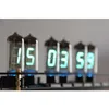 Desk & Table Clocks IV-11Creative Glass Gift IV11 Fluorescent Tube Clock VFD DIY Kit Boyfriend Analog Glow
