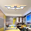 LED Child Chandelier Study Creative Remote control bat Ceiling Lights For bedroom Hanging Lamp In The living Room Lighting