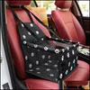 Ers Supplies Home Gardenpet Dog Car Carrier Seat Étanche Panier Pliant Hamac Pet Carriers Sac Pour Petit Chat Chiens Sécurité Voyage M