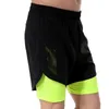 En 1 Short de course pour hommes Sports Basketball Football Collants Football Compression Sous-vêtements Fitness Tennis Entraînement