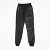 #2209 Autumn Winter Motorcycle Jogger Pants Casual Pencil Harem Faux Leather Men Zipper Elastic Waist Stretch PU Men's