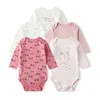 5 Stuks / Pack Born Baby Boy Girl Bodysuit 100% Katoen Kwaliteit Ropa de Bebe Infant Baby Jumpsuits 3/6-24 Maanden 220211