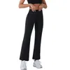 Tenue de Yoga femmes taille haute Flare large jambe Chic pantalon cloche bas Gym Fitness Stretch loisirs sport pantalon