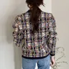 Högkvalitativ koreansk vintage mode tröja cardigan kappa höst vinter kvinnor långärmad stickad grödor topp pull femme 210514