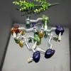Hookah accessories wholesale accessories funnel shaped glass pot with bottom frog