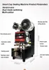 بار معدات التلقائي البلاستيك ورقة كوب حليب الشاي ختم آلة فقاعة السداده فيلم التحكم الذكي 220 فولت