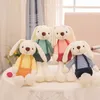 Nouveau jouet en peluche sucre bonbons lapin poupée Animal en peluche apaisant lapins oreiller cadeau d'anniversaire poupées de chiffon