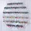 Hooks & Rails Layers Iron Nail Polish Shelf Manicure Special Cosmetics Boutique Store Shelves Round Gel Display Wall Rack