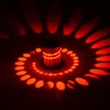 Vägglampa RGB Spiral Sconce Lights Färgglada effektlampor Ytmonterad Downlight med fjärrkontroll för Hall KTV Bar Heminredning