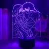 Gece Işıkları 3D LED Işık Anime Yona Şafak Yatak Odası Dekor Için Çocuklar Brithday Hediye Manga Oda Masa Lambası