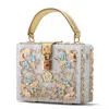 Fabrycznie hurtowa torba dla kobiet wysokiej jakości akrylowa torebka mody rzeźbiona przenośna twarda paczka eleganckie torby wieczorowe Diamonds 5143