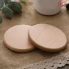 Durable Wood Coasters Placemats Round Heat Resistant Drink Mats Table Tea Coffee Cup Pad Non-slip cups mat insulation pads WLL426