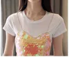 Camisetas Verano Mujer Womens 의류 반팔 T 셔츠 여성 여름 화이트 티셔츠 Tshirt 여성 Camiseta Mujer B379 210602