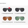 HBK негабаритный сериал Pilot Pilate Sunglasses Vintage Luxury Women Men Men Designer Sun Glasses UV400 2105292153536