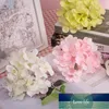 10 stks / partij 13-15cm zijden hydrangea hortensia bloem hoofd bruiloft decoratie kunstbloemen wit roze blauw paars champagne nep bloemen fabriek prijs expert ontwerp