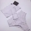 Sexy Vrouwen Brief Gedrukt Bikini Zomer Outdoor Strand Badmode Dame Vakantie Borst Wrap Badpak B13