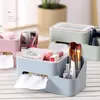Badkameropslag organisatie multifunctionele weefselbox desktop make -up nagellak finisher schoonheid cosmetisch huidverzorging product